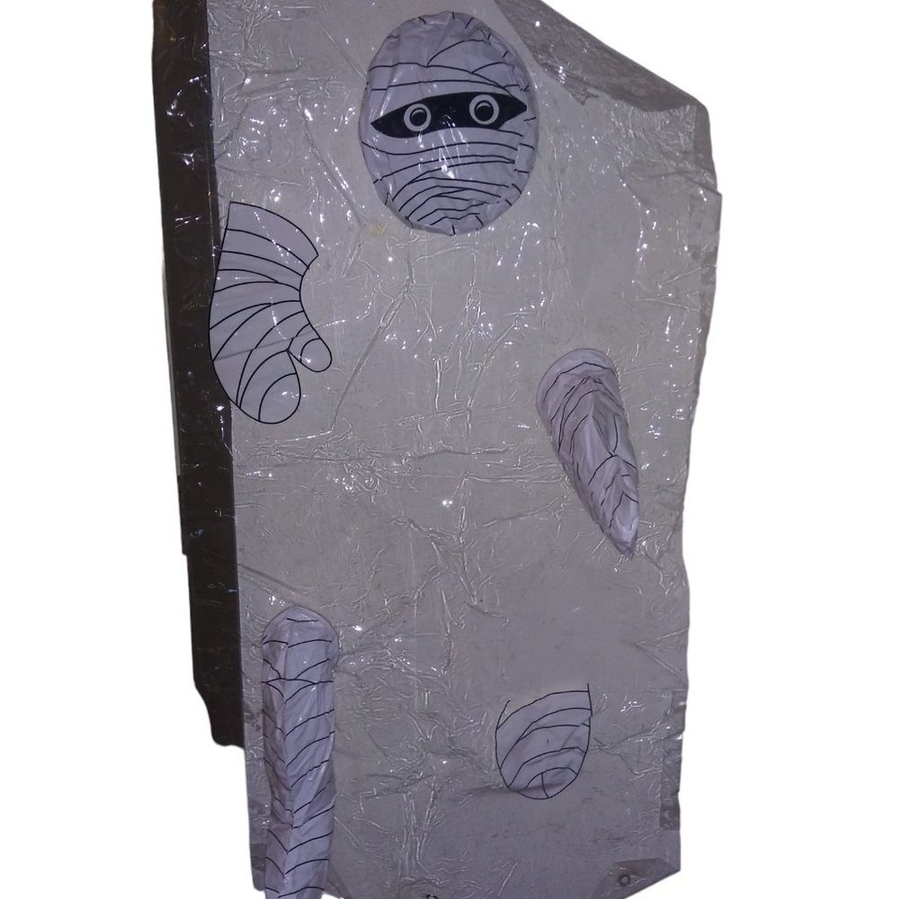 Vintage 3-D Mummy Inflatable Door Cover Party Crasher Sun Hill 1999 #F204